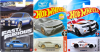 Hot Wheels Set Of 3 Cars